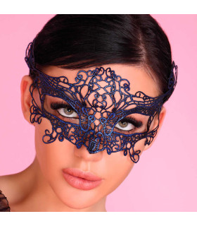 Маска мереживна синя - No Taboo
