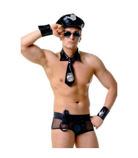 Костюм полицейский мужчина 4 предмета L/XL - No Taboo