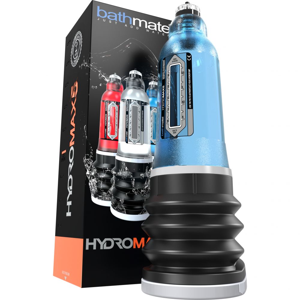 Гидропомпа BATHMATE HYDROMAX 5 для увеличения члена, голубая (32052), zoom