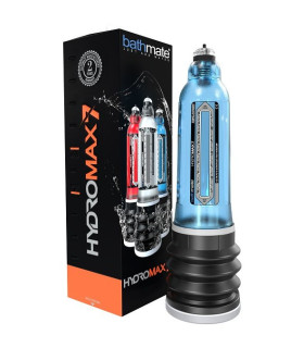 Гідропомпа Bathmate HYDROMAX 7 блакитна, Потужність + 35% - No Taboo