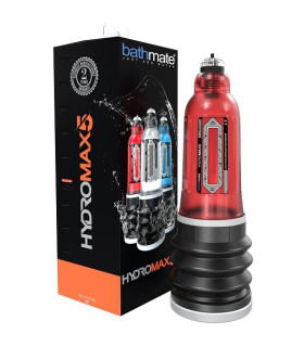 Гидропомпа BATHMATE HYDROMAX 5 для увеличения члена, красная - No Taboo