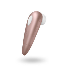 Вакуумный стимулятор Satisfyer Number One для клитора, золотистый, 14.3 х 4.6 см - No Taboo