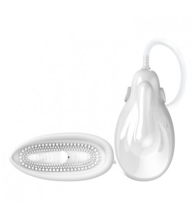 Помпа вакуумная женская Pretty Love белая, 15.1 х 2.8 см - No Taboo