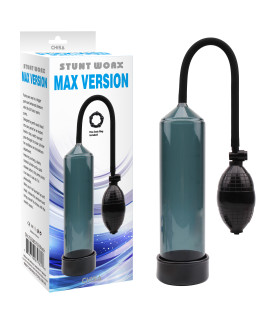 Помпа для увеличения члена Chisa Max Version механическая, черная, 23.5 х 5.8 см - No Taboo