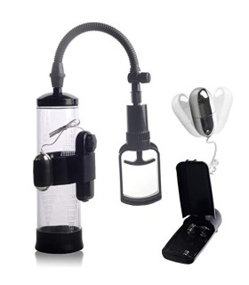 Помпа Penis Pump с вибрацией - No Taboo