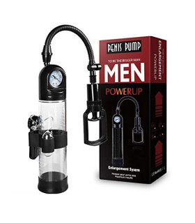 Помпа с измерителем мощности насоса и вибрацией Penis Pump - No Taboo