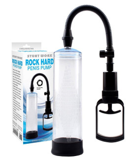 Помпа ручна вакуумна Rock Hard Penis Pump, 21.5 см х Φ6 см - No Taboo