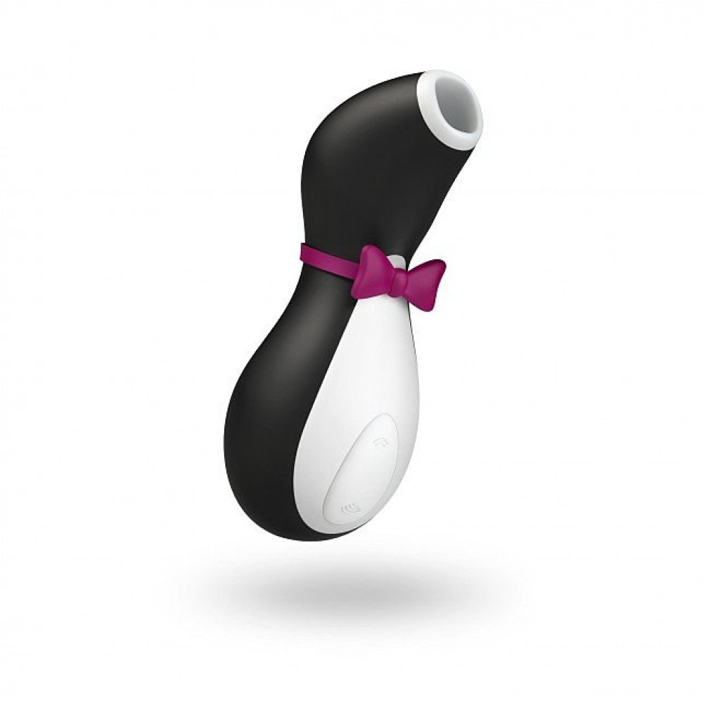 Вакуумный стимулятор клитора Satisfyer Penguin в виде пингвина, чёрно-белый, 10.8 х 5.8 см (27877), zoom