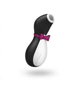 Вакуумный стимулятор клитора Satisfyer Penguin в виде пингвина, чёрно-белый, 10.8 х 5.8 см - No Taboo