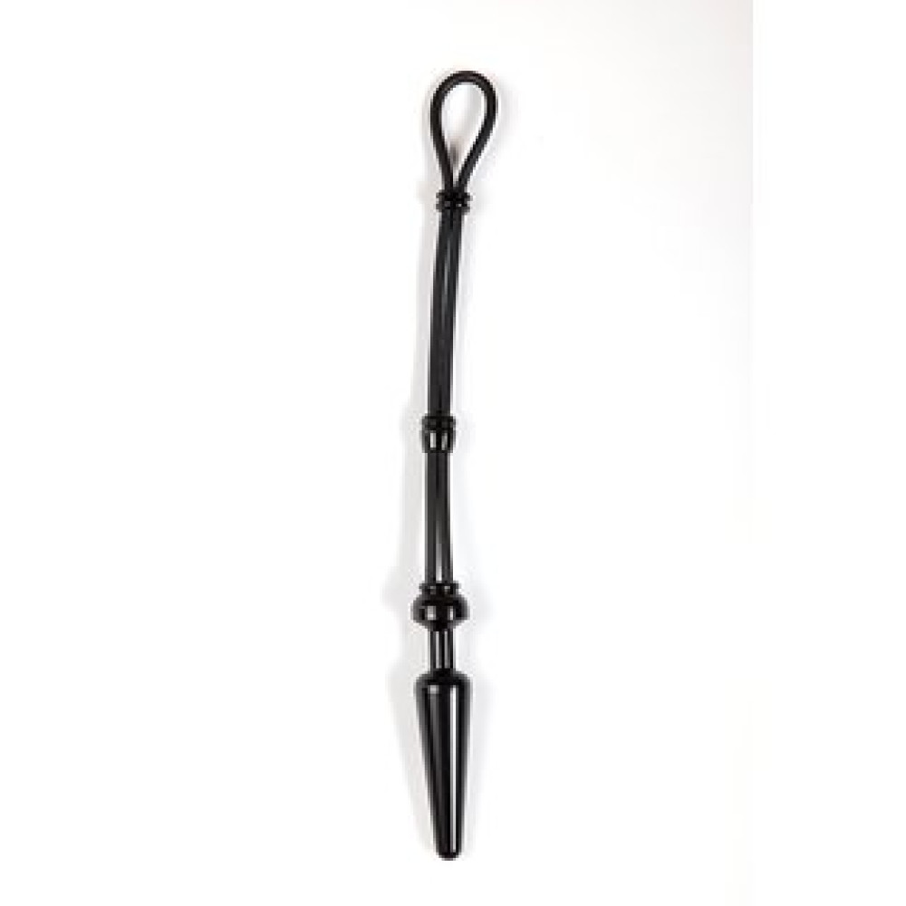 Анальна пробка з ерекційним кільцем COCK GRIP PLUG MEDIUM BLACK (33735), zoom