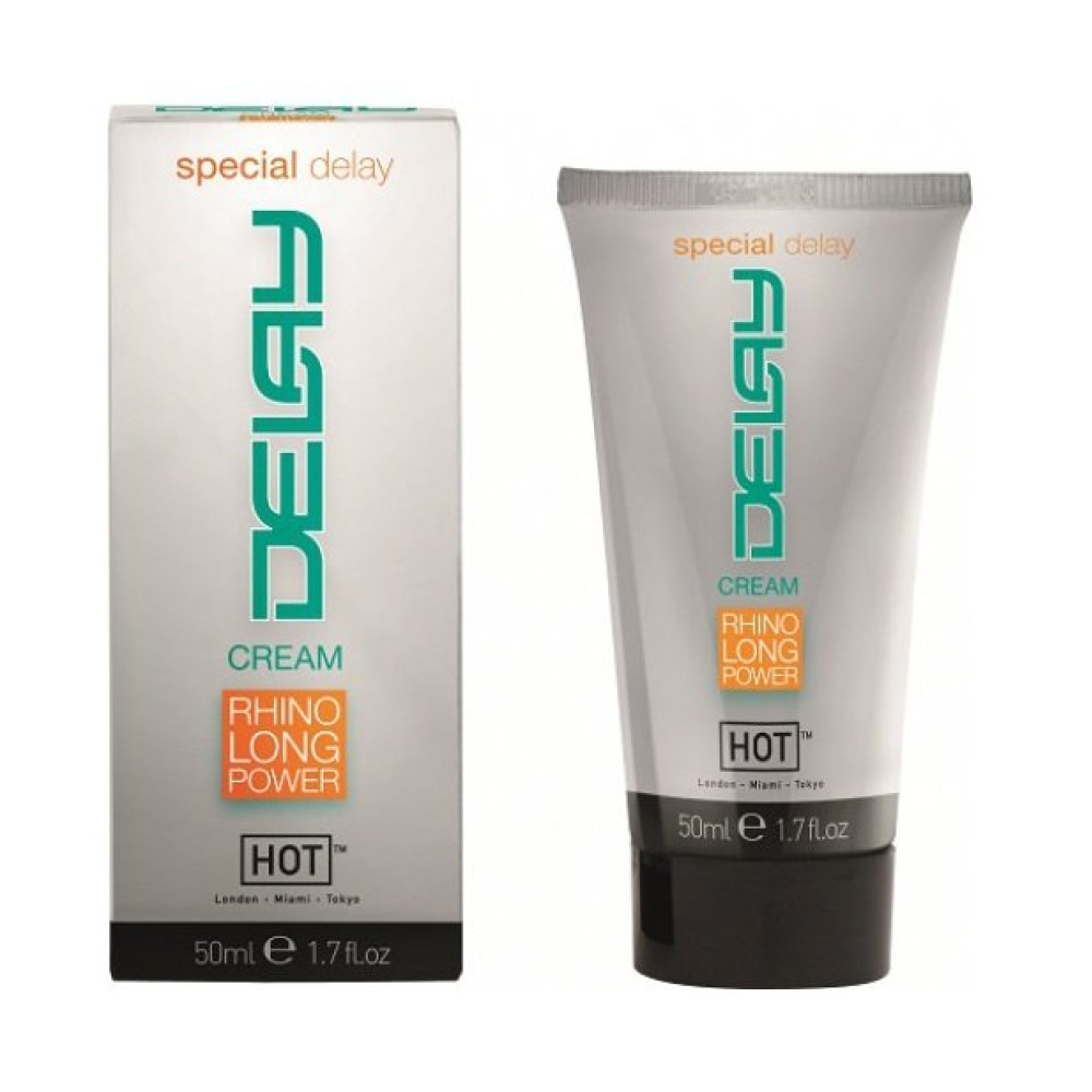 Крем пролонгатор HOT Rhino Long Power Delay для чоловіків, 50 мл (2791), zoom