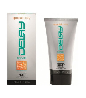 Крем пролонгатор HOT Rhino Long Power Delay для мужчин, 50 мл - No Taboo