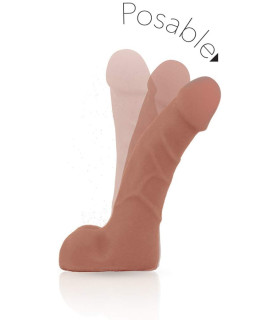 Фаллоимитатор реалистичный из киберкожи, 17.5 см х 4 см - No Taboo