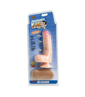 Вибратор реалистичный на присоске Topco Sales с проводным пультом, бежевый, 21.5 х 4.3 см - No Taboo