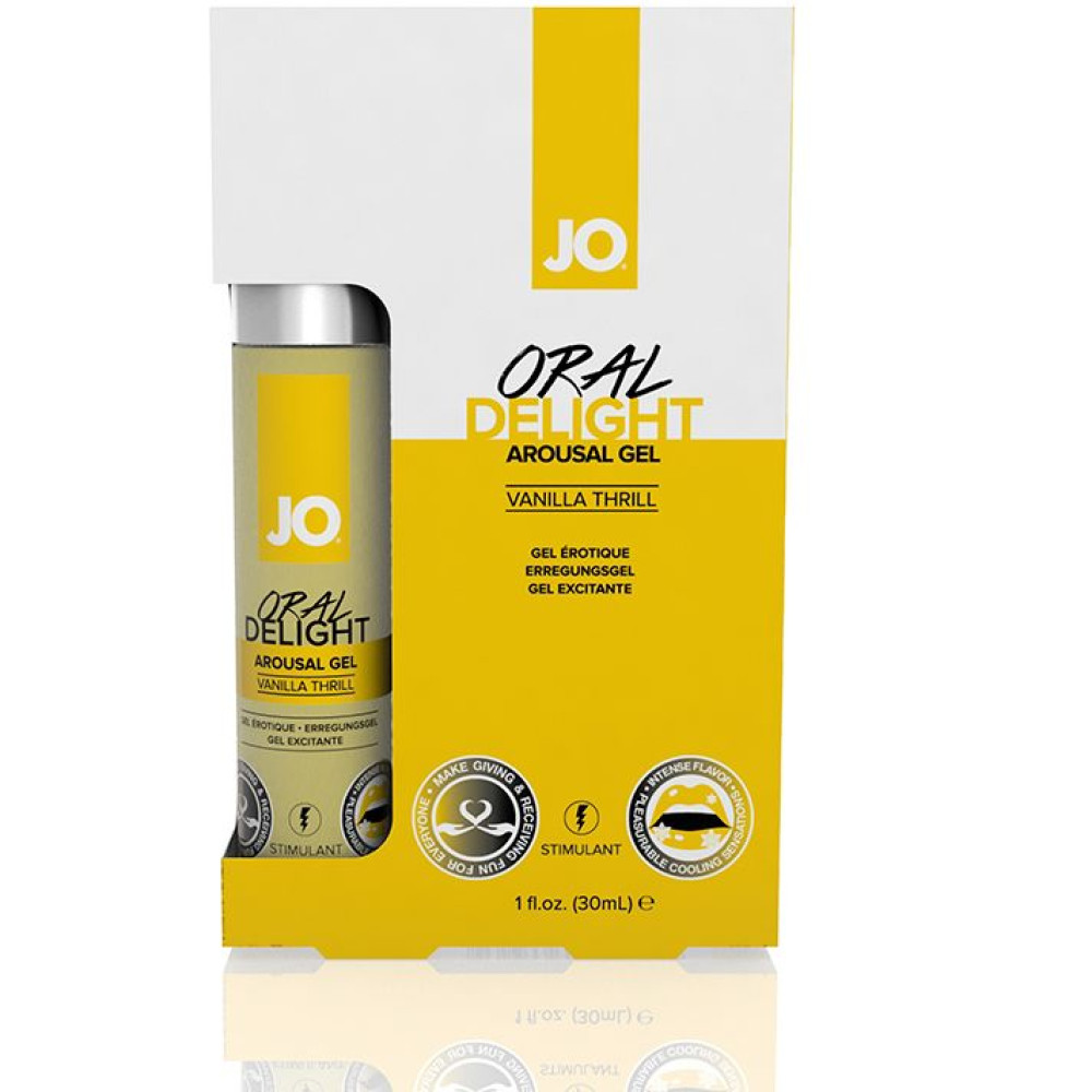 Мятний оральный гель JO ORAL Delight Vanilla Thrill, 30 мл (22580), zoom