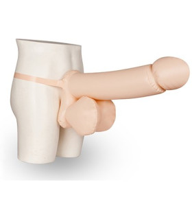 Фалос на ремінцях Надувний Jolly Boby - No Taboo