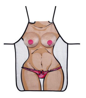 Фартух з плюшевими грудьми міні бікіні - No Taboo