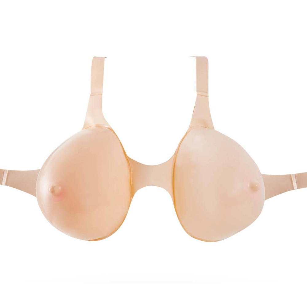 Грудь накладная Orion на ремешках, телесного цвета (24713), zoom