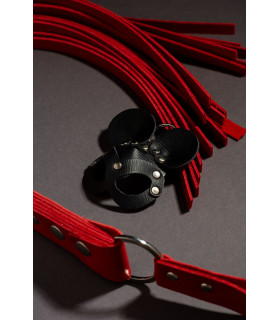 Кожаный брелок маска Миккимаус БДСМ - No Taboo