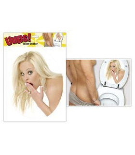 Наклейка на крышку унитаза - No Taboo