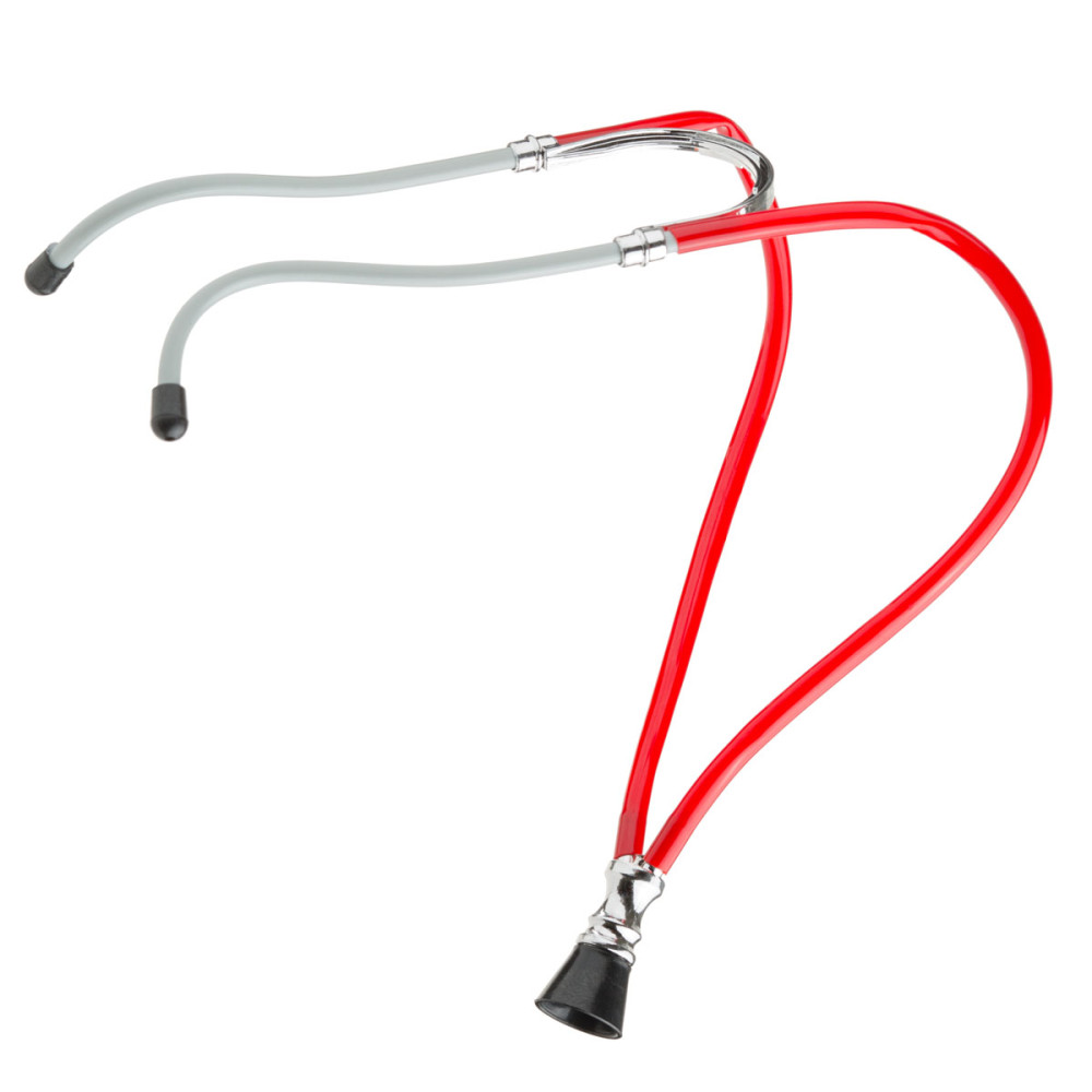 Стетоскоп красный (29497), zoom