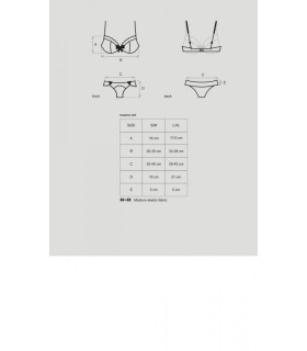 Комплект Роксана L/XL черный - No Taboo