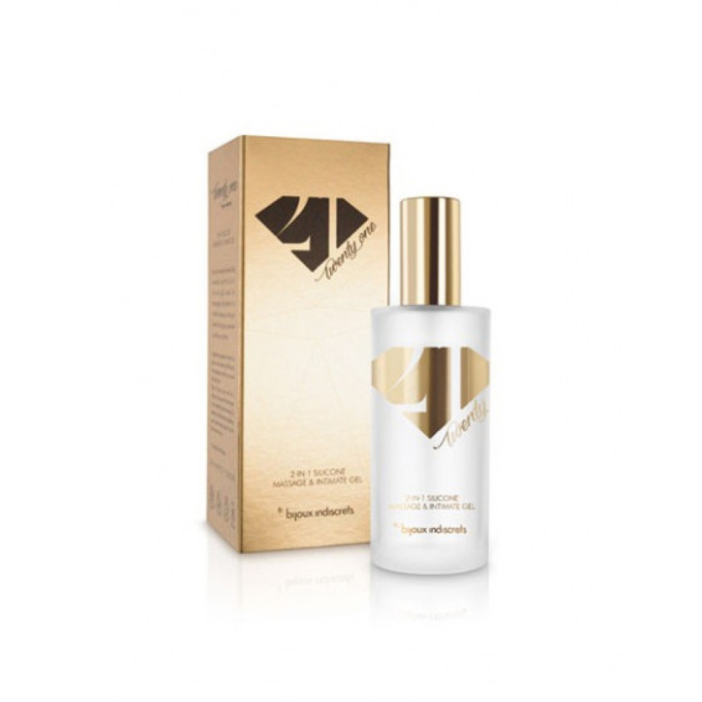 Гель для массажа / лубрикант Twenty One 2 в 1 Bijoux Cosmetiques 100 мл (32499), zoom