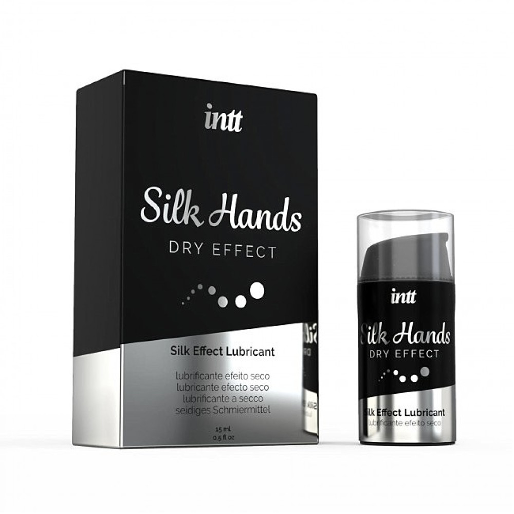 Лубрикант для мастурбации Intt Silk Hands, 15 мл, на силиконовой основе (34970), zoom