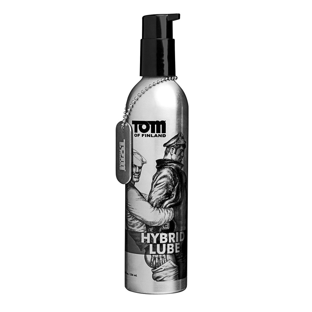 Лубрикант гібридний водно-силіконовий для анального сексу Tom of Finland Hybrid Lube, 240 мл (27839), zoom