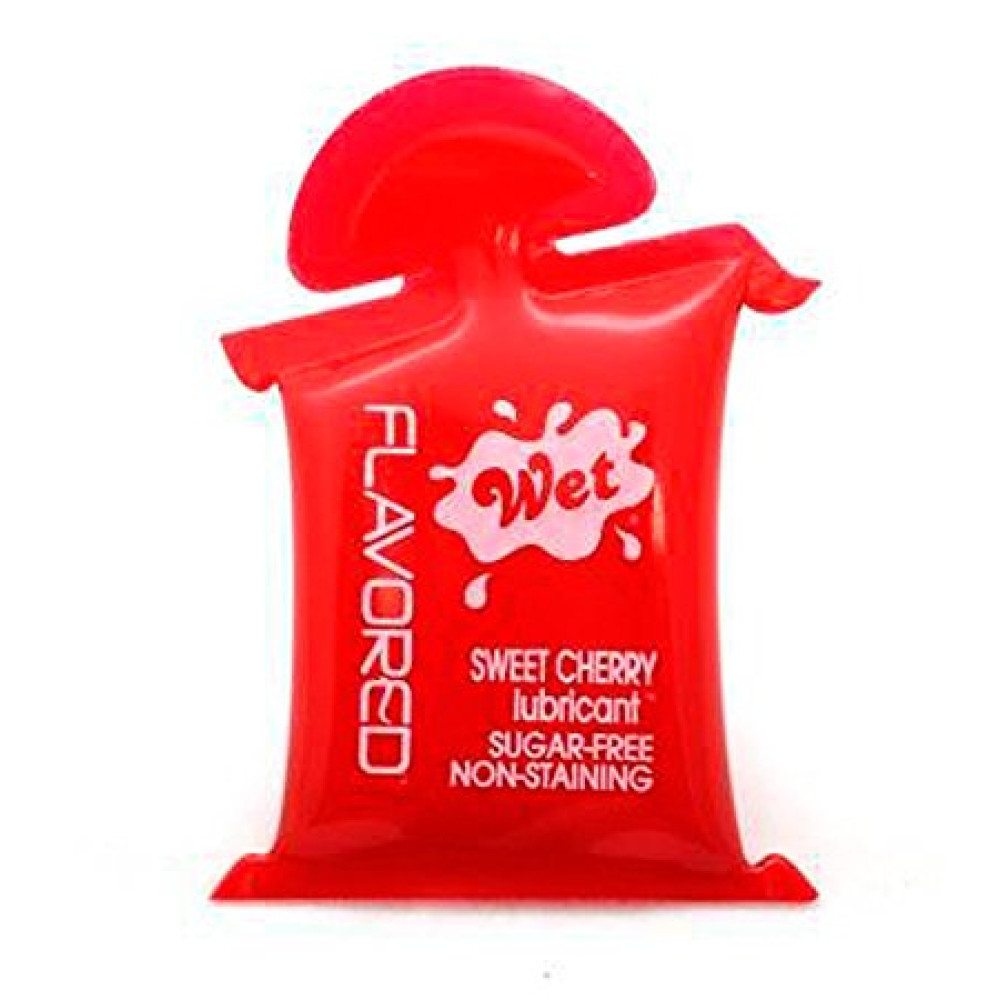 Лубрикант WET CLEAR FLAVORED SWEET CHERRY, 10 мл (29377), zoom