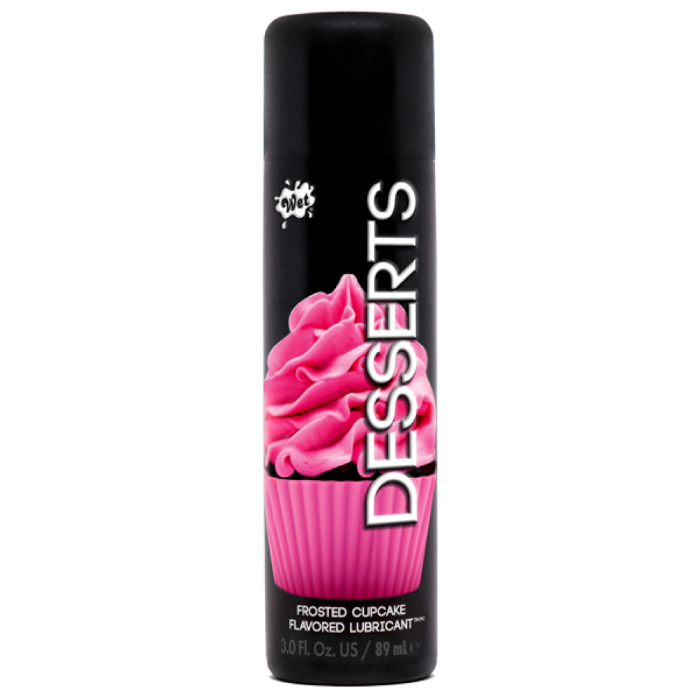 Лубрикант на водній основі, 89 мл, WET Dessert Frosted Cupcake, їстівний (30604), zoom