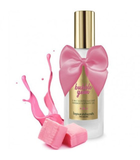 Массажный гель-лубрикант 2-в-1 Bijoux Indiscrets Bubblegum на силиконовой основе, 100 мл