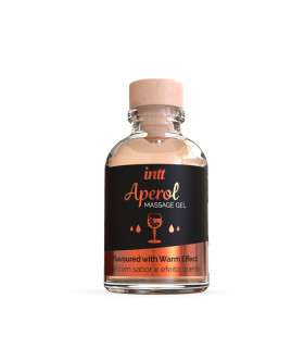 Массажный гель Intt Aperol, 30 мл, с разогревом, со вкусом апероля - No Taboo