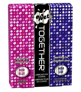 Набор из 2-х лубрикантов Wet Together Couples - No Taboo