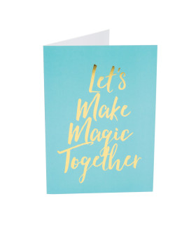 Подарочная открытка с набором Сашетов плюс конверт Kama Sutra Lets Make Magic Together - No Taboo