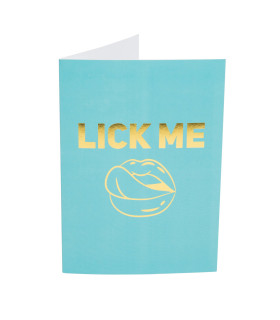 Подарочная открытка с набором сашетов плюс конверт Kama Sutra Lick Me Please - No Taboo