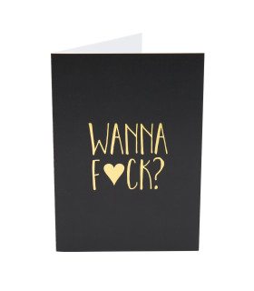 Подарочная открытка с набором сашетов плюс конверт Kama Sutra Wanna F*ck? - No Taboo