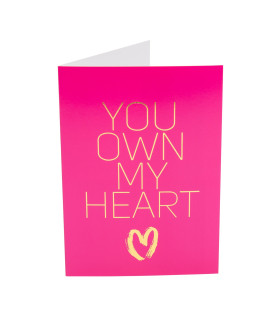 Подарочная открытка с набором Сашетов плюс конверт Kama Sutra You Own My Heart - No Taboo