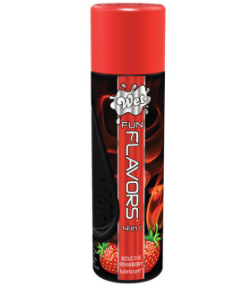 Лубрикант 4 в 1 с эффектом разогрева, 89 мл, Wet Warming Juicy Watermelon со вкусом клубники - No Taboo