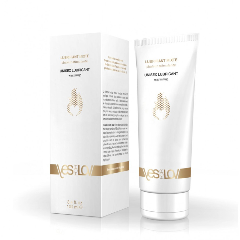 Зігріваючий інтимний лубрикант YESforLOV 100 мл (33973), zoom