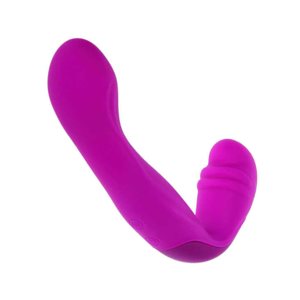 Безремневой страпон с вибрацией Beau фиолетовый 20см диаметр - 4,2 (33773), zoom