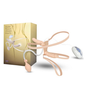 Cтрапон Парный оргазм (увеличивающийся диаметр) - No Taboo