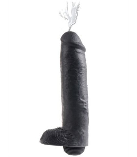 Фаллоимитатор семяизвержения King Cock Squirting Dildo 30 cm - Black - No Taboo