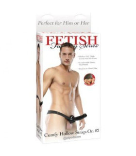 Страпон порожнистий (фаллопротез) Pipedream FETISH, чорний - No Taboo