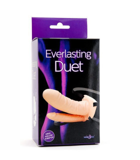 Страпон полый (фаллопротез) для двойного проникновения EVERLASTING DUET - No Taboo