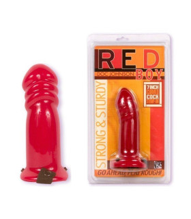 Страпон полый (фаллопротез) красного цвета Red boy - No Taboo