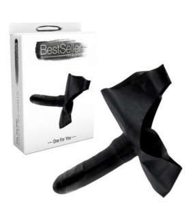 Латексный страпон черный - No Taboo