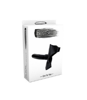 Латексный страпон черный - No Taboo