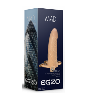 Реалистичный полый страпон (фаллопротез) поясной Evolution Egzo 15.5 x 4.3 см - No Taboo