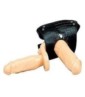 Страпон двойной STRAP-ON беж - No Taboo